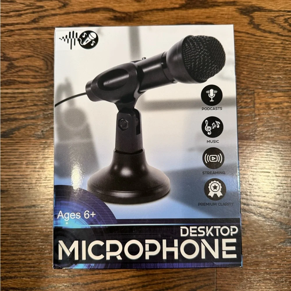 Mi Black Desktop Microphone with Stand